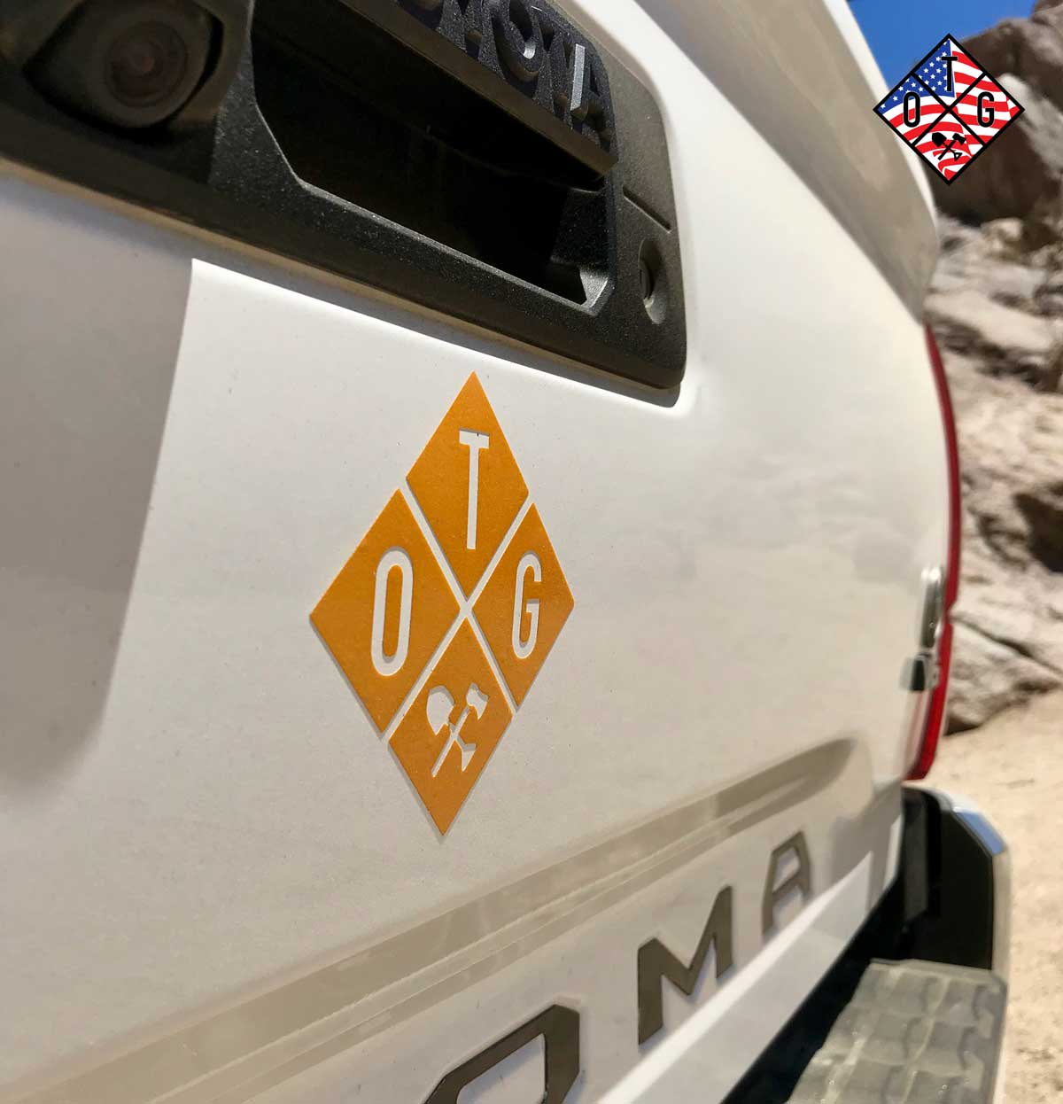 FREE OTG Reflective Orange Sticker - Happy 4th of July!