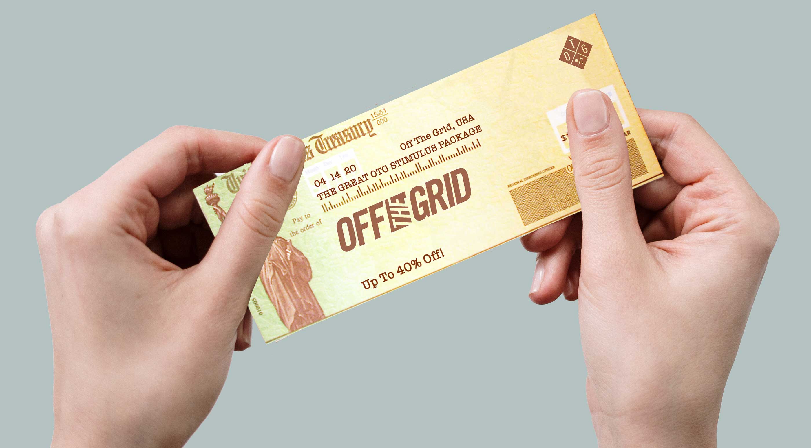 The Great Off The Grid Stimulus Package