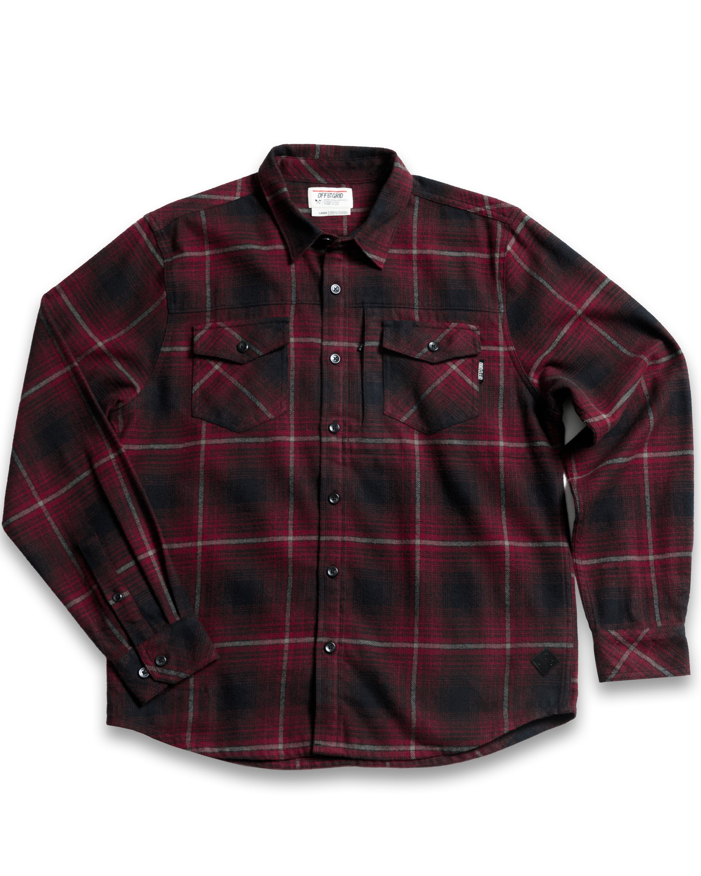 Destroyer Flannel - Black Black / XXLT Destroyer Flannel - Black Black / XXLT