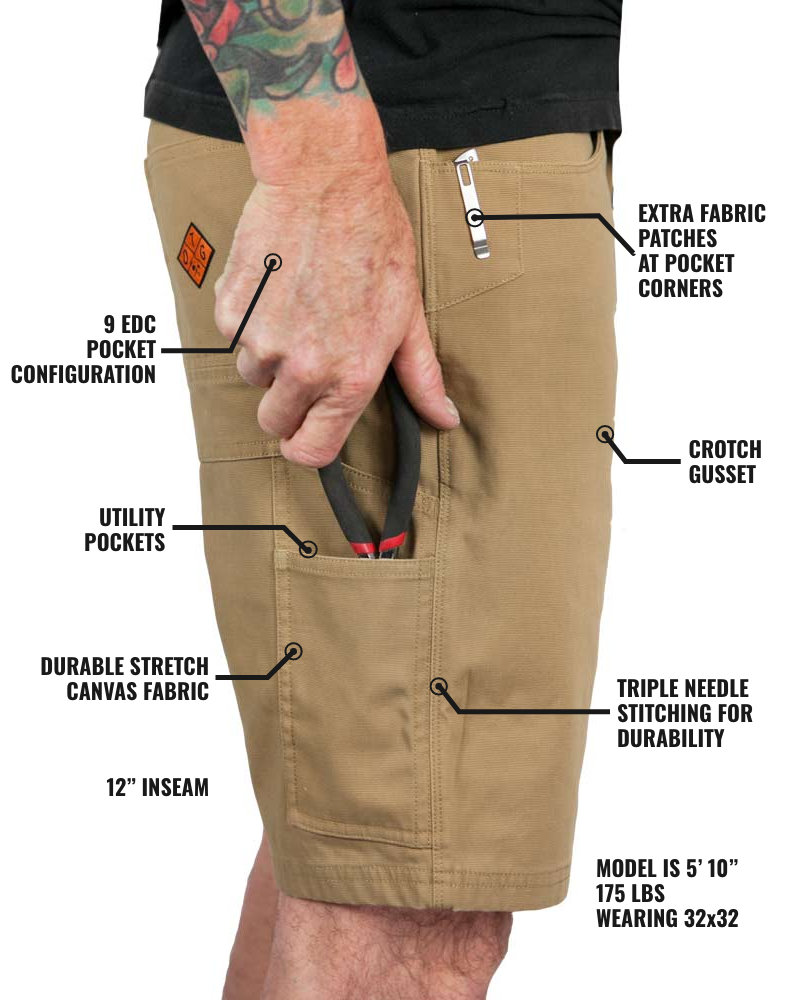 Havok Shorts 12" - Coyote