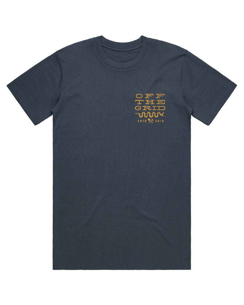 Tucson Tee - Petrol Blue