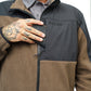 Bruin Fleece Zip Up- Major Brown