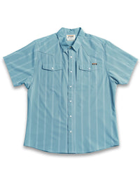 Daryll SS Shirt - Mid Blue