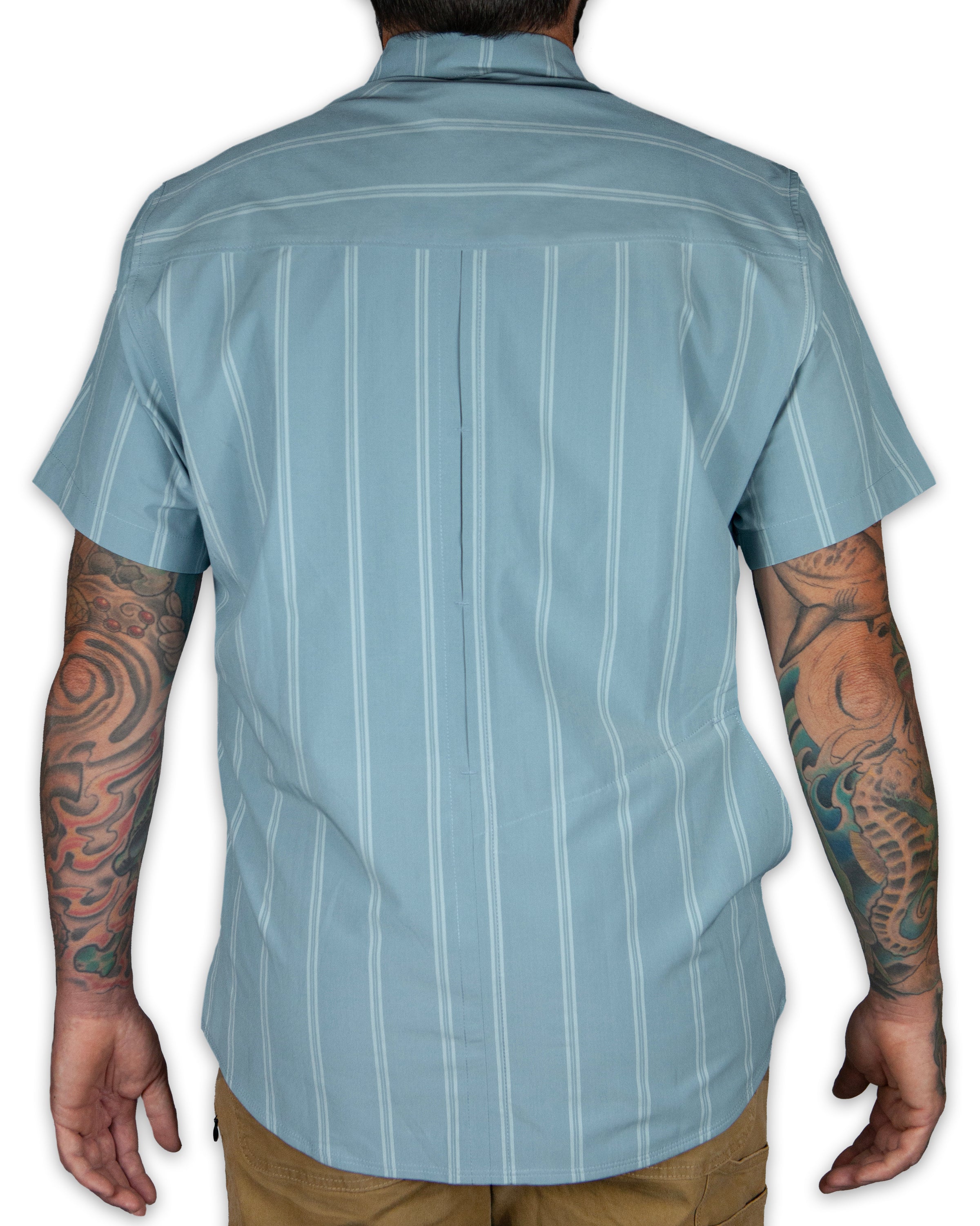 PRE-ORDER Daryll SS Shirt - Mid Blue