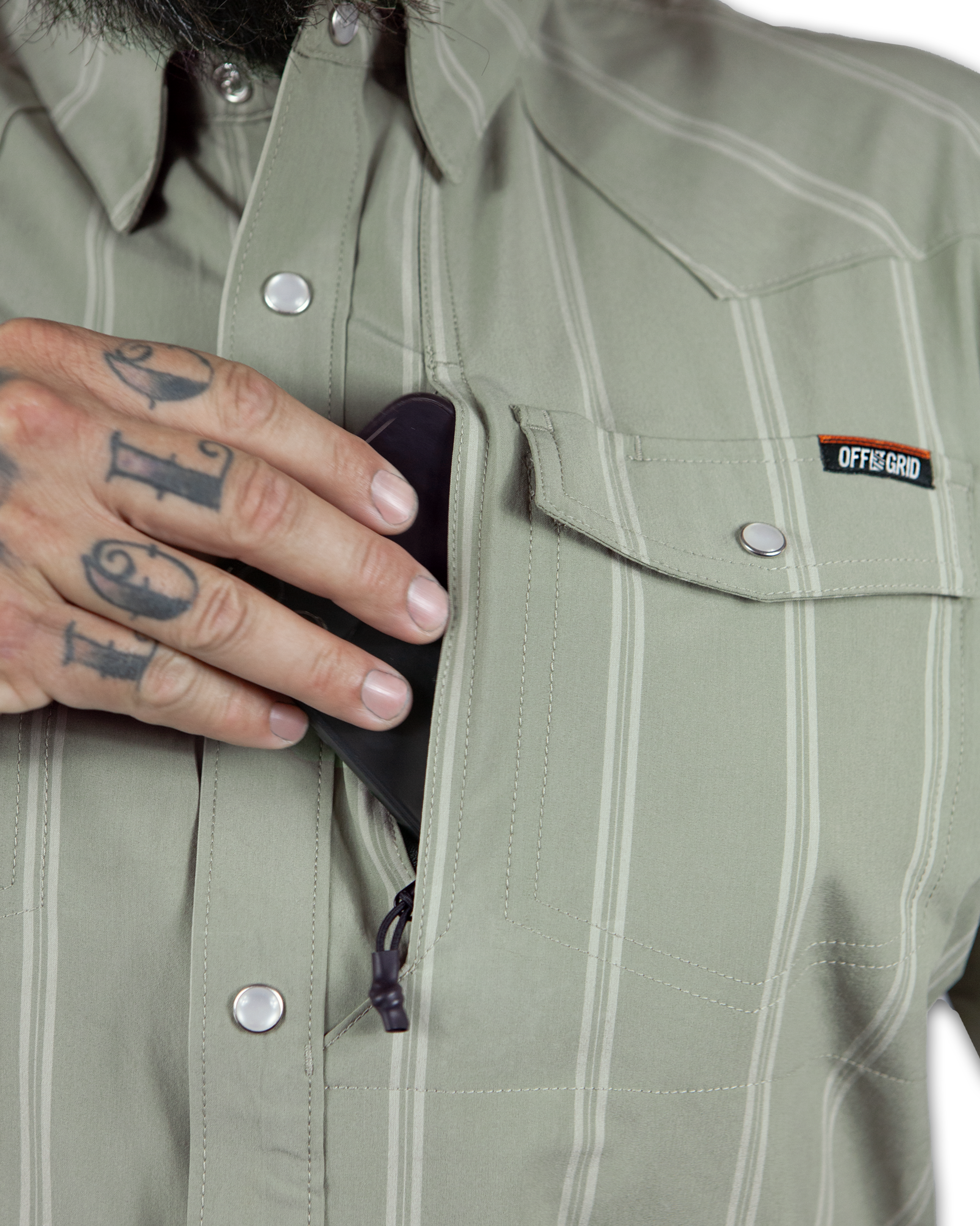 Daryll SS Shirt - Sage Green