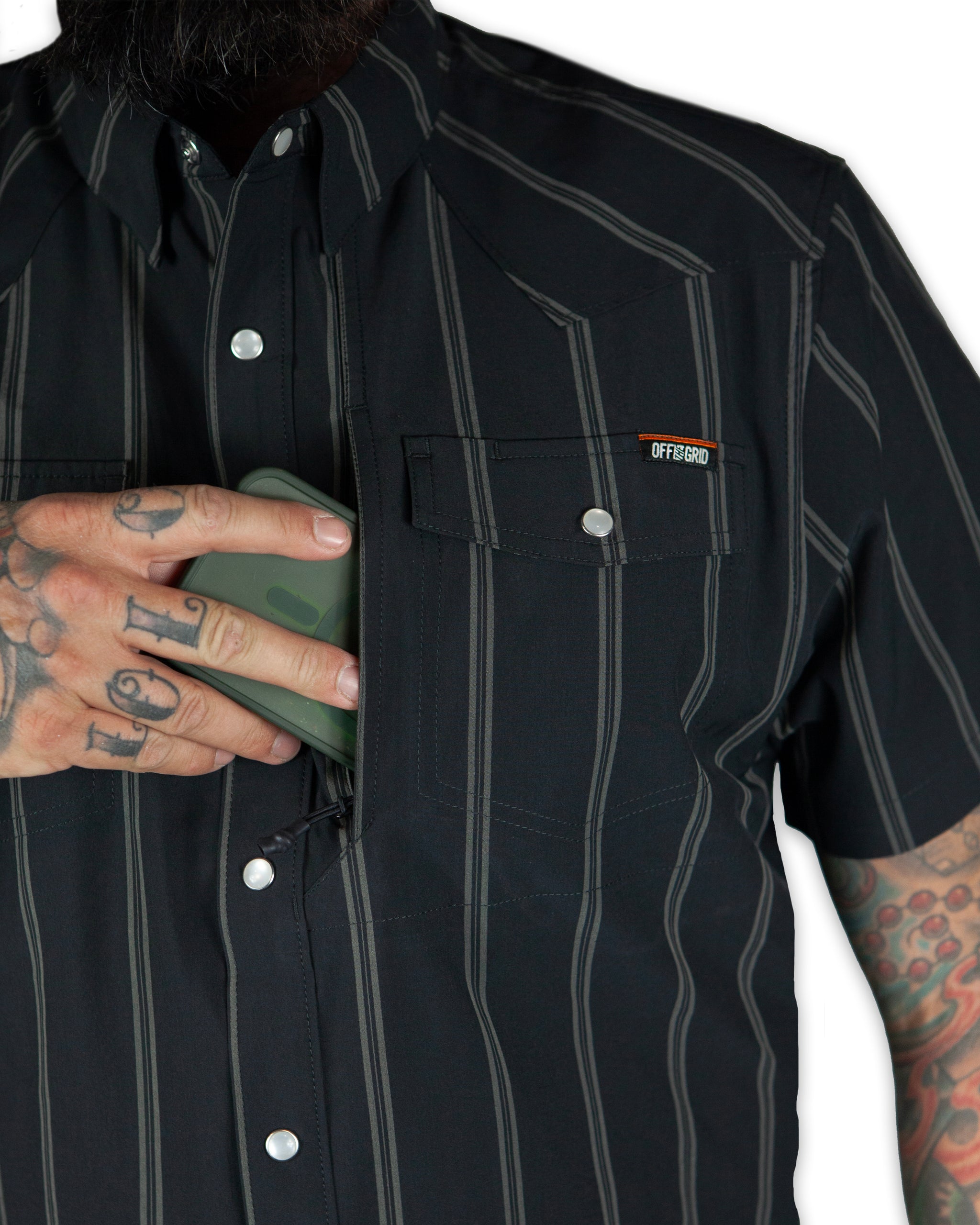 Daryll SS Shirt - Vintage Black