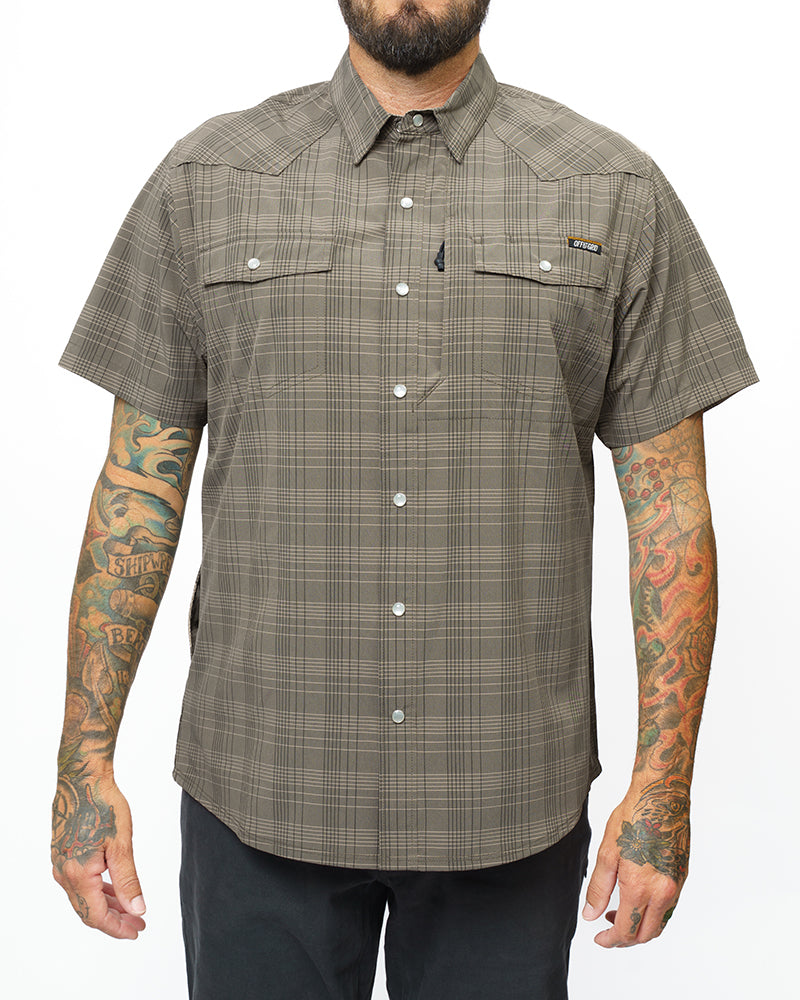 Deke SS Shirt - Beluga Brown