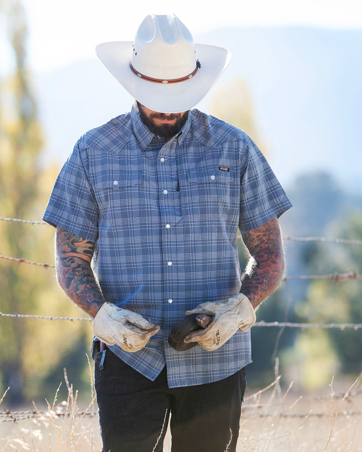 Deke SS Shirt Dusty Royal