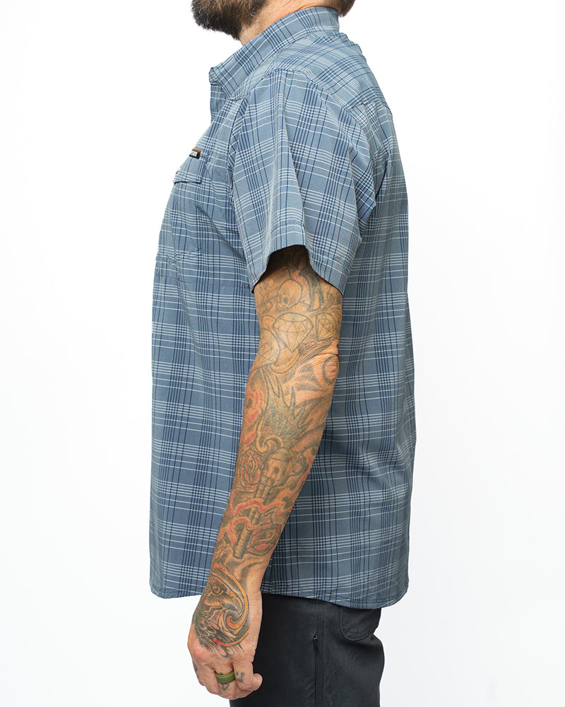 Deke SS Shirt - Dusty Royal