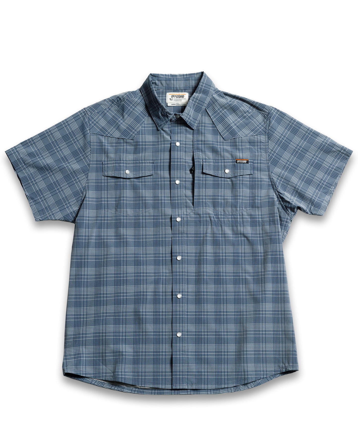 Deke SS Shirt - Dusty Royal
