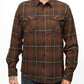 Destroyer Flannel - Burnt Brown