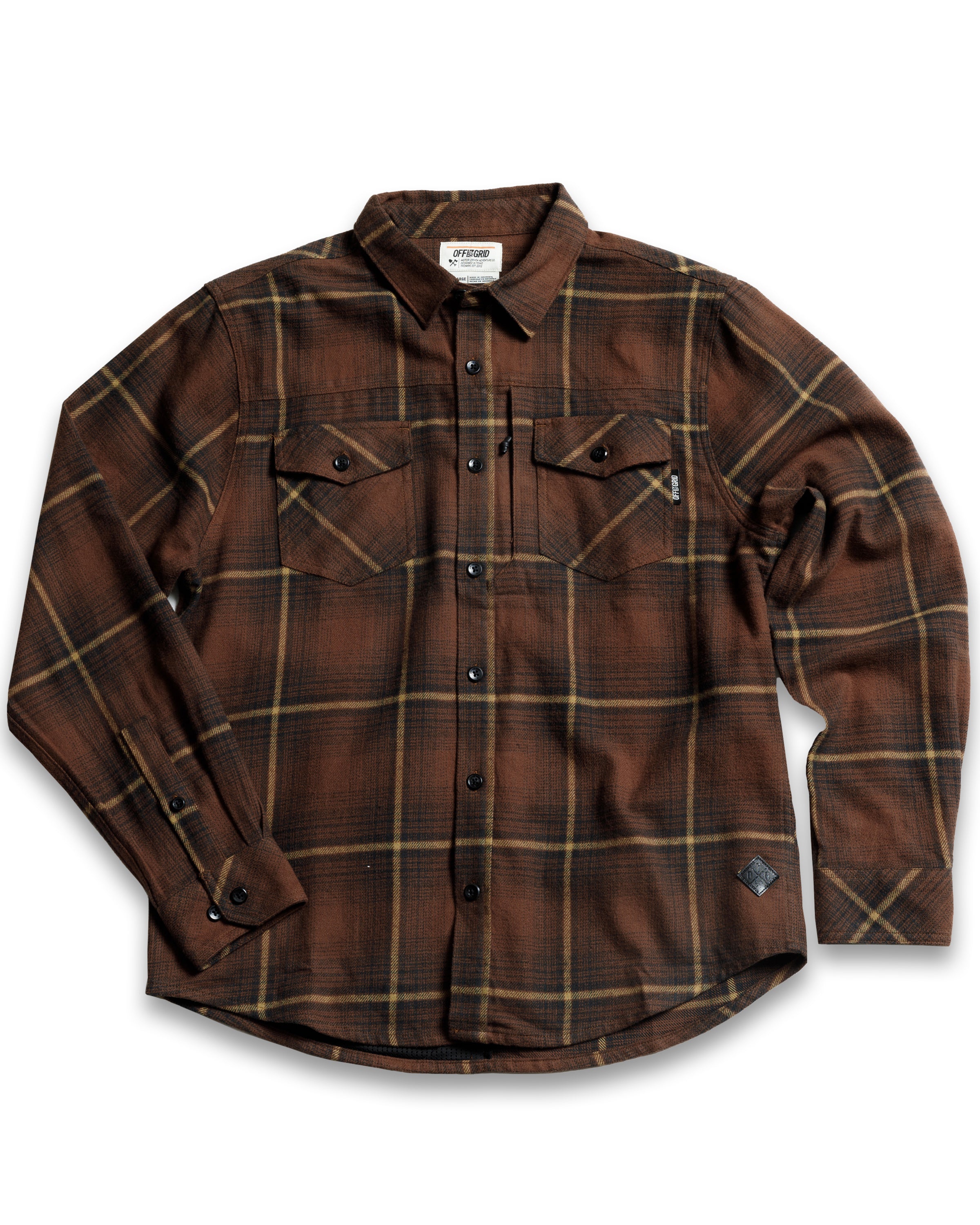 Destroyer Flannel - Burnt Brown
