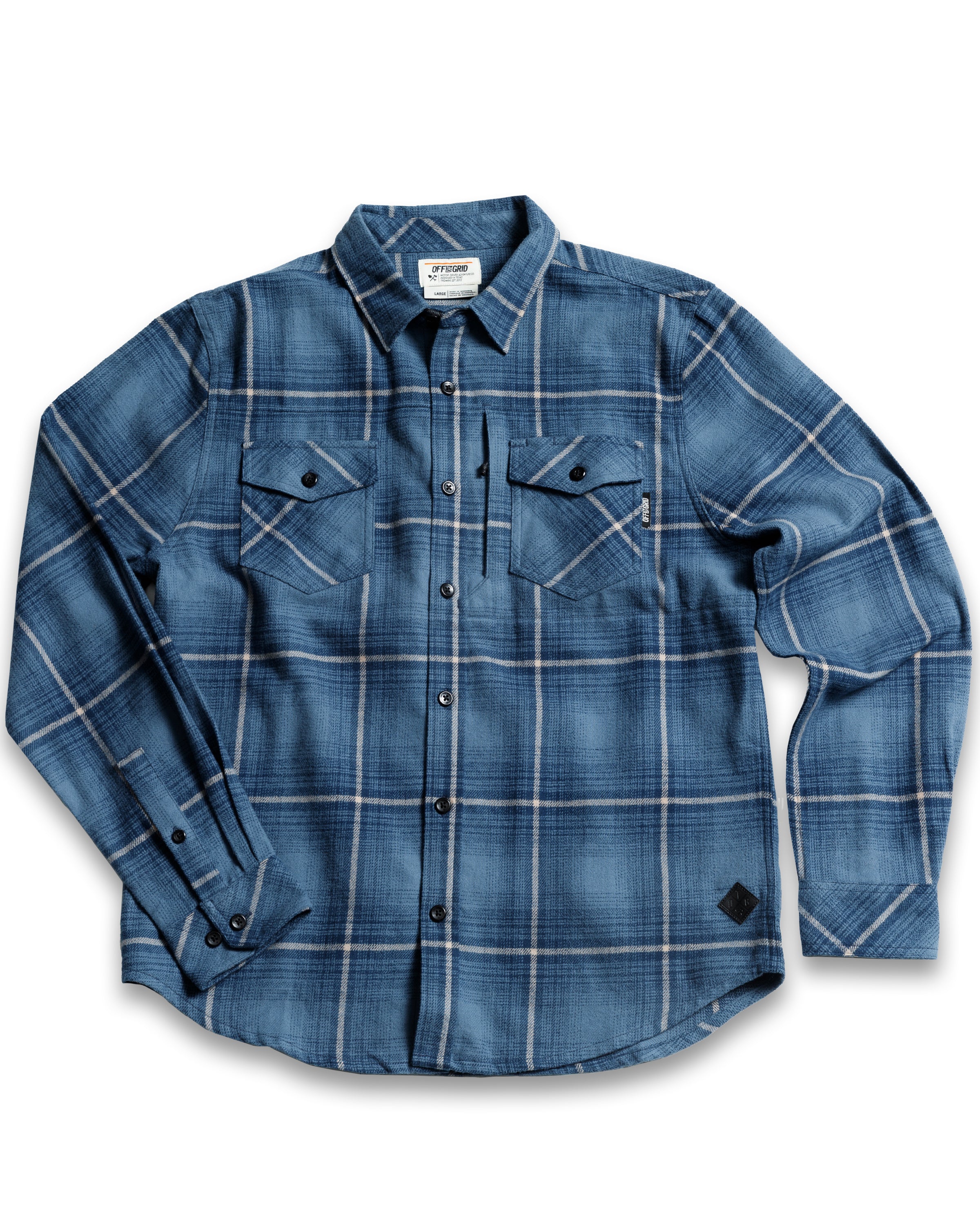 Destroyer Flannel - Pale Blue