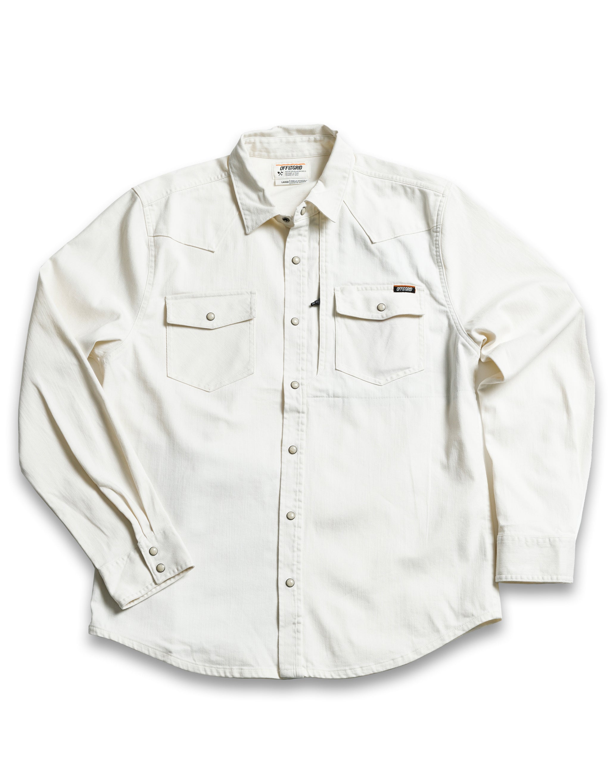 Earl Denim Shirt - Natural