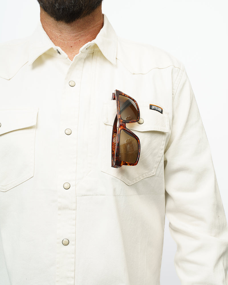 Earl Denim Shirt - Natural