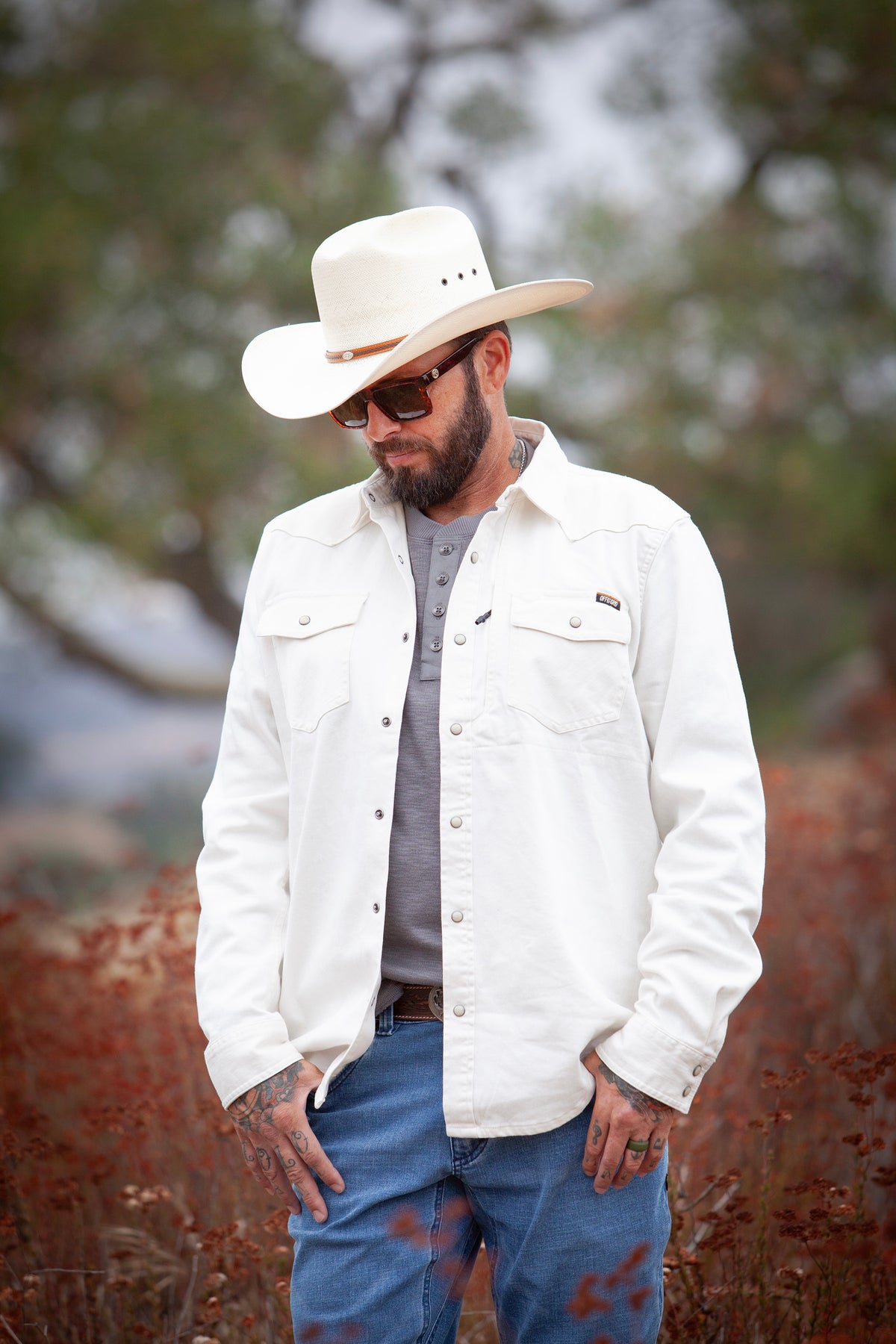 Earl Denim Shirt - Natural