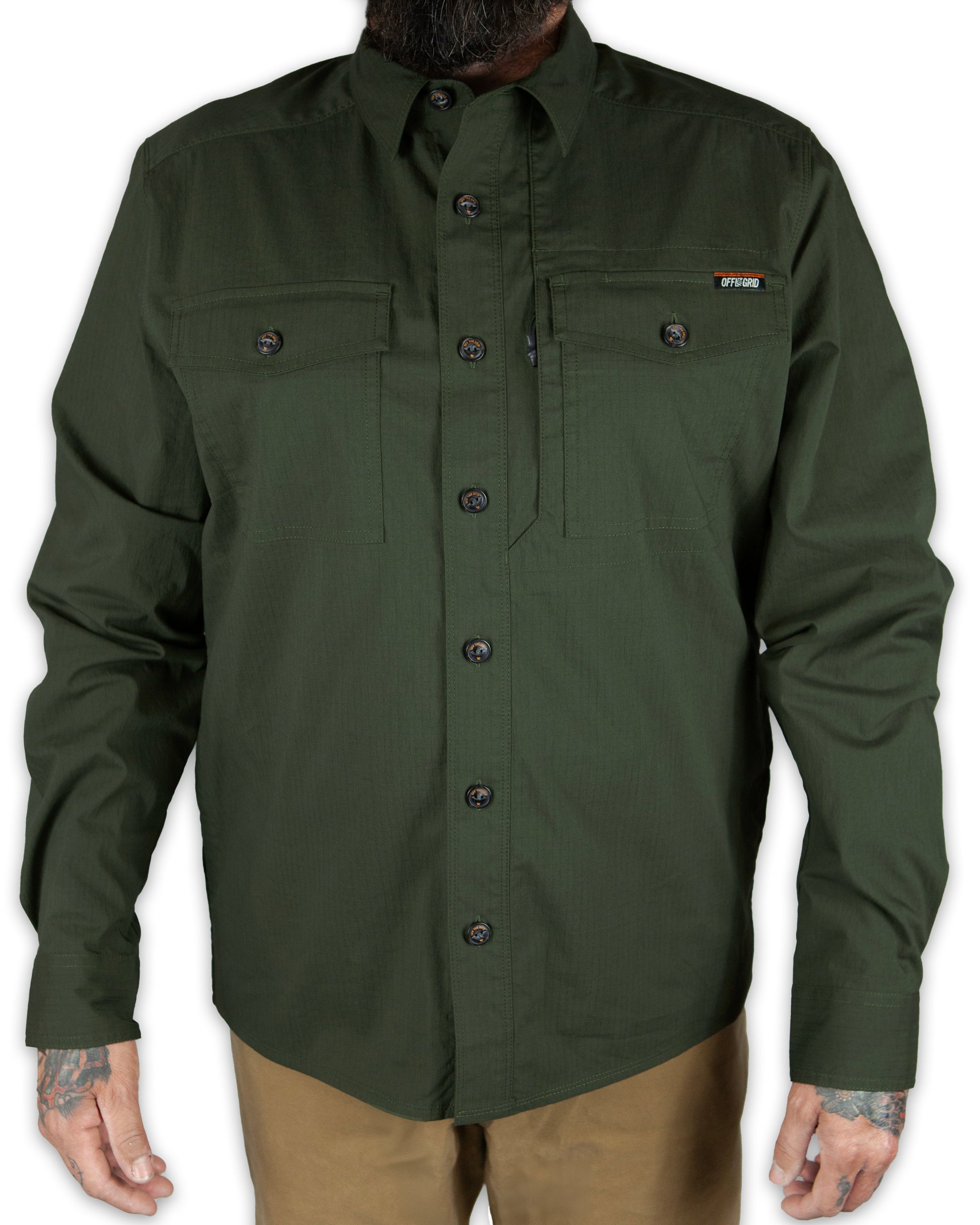 Echo Bravo LS Shirt - Army