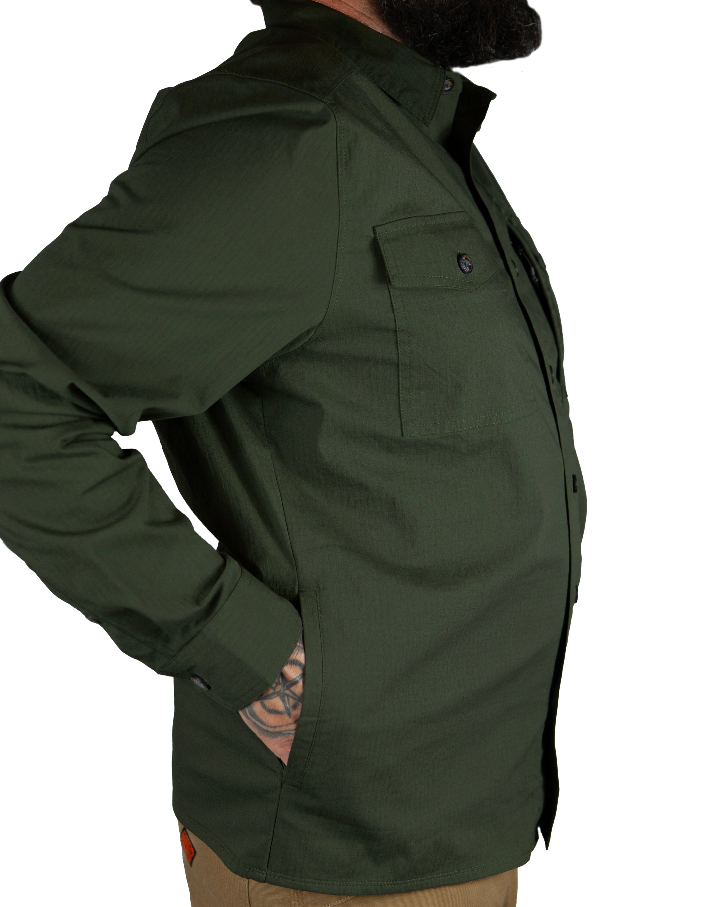 Echo Bravo LS Shirt - Army