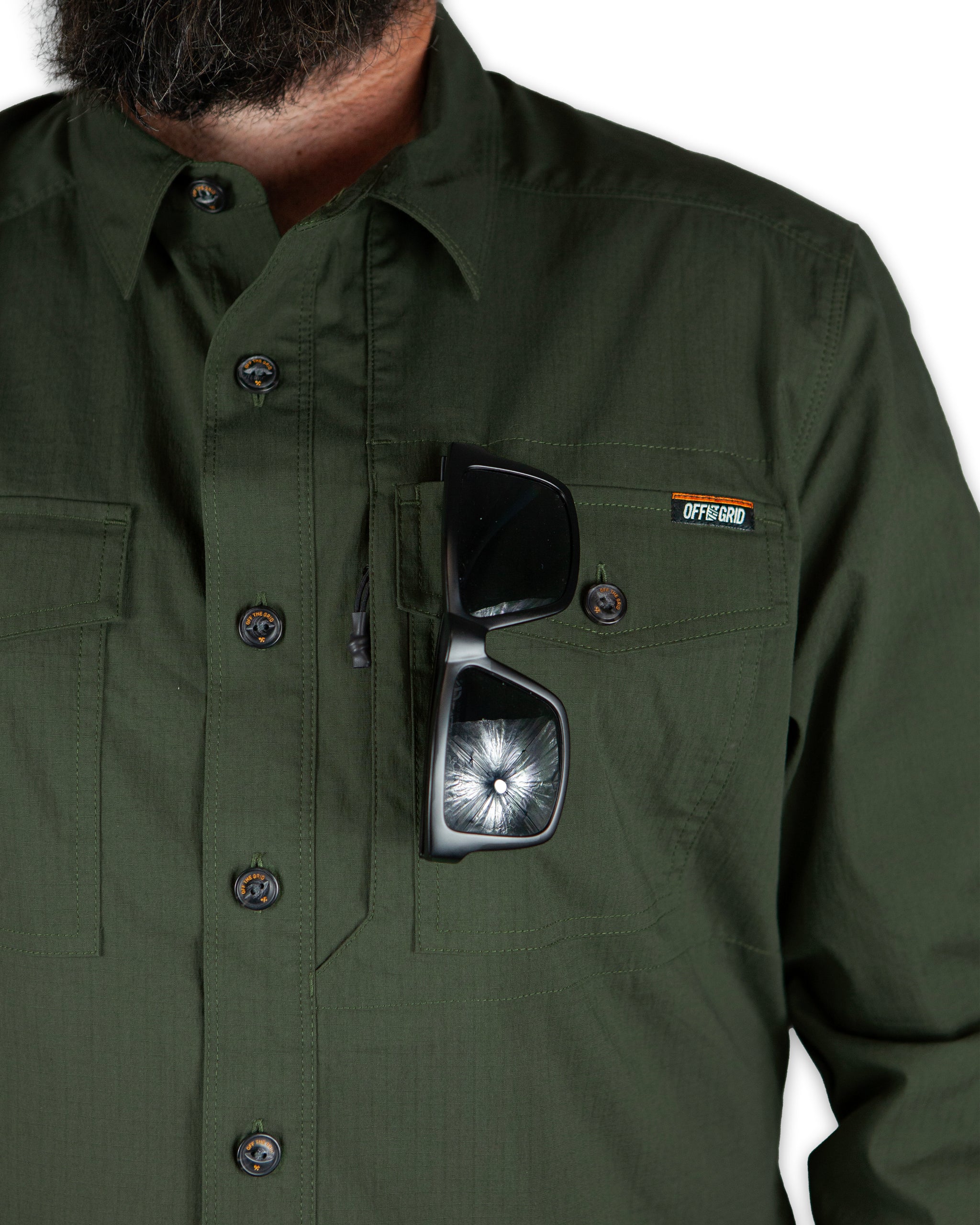 Echo Bravo LS Shirt - Army