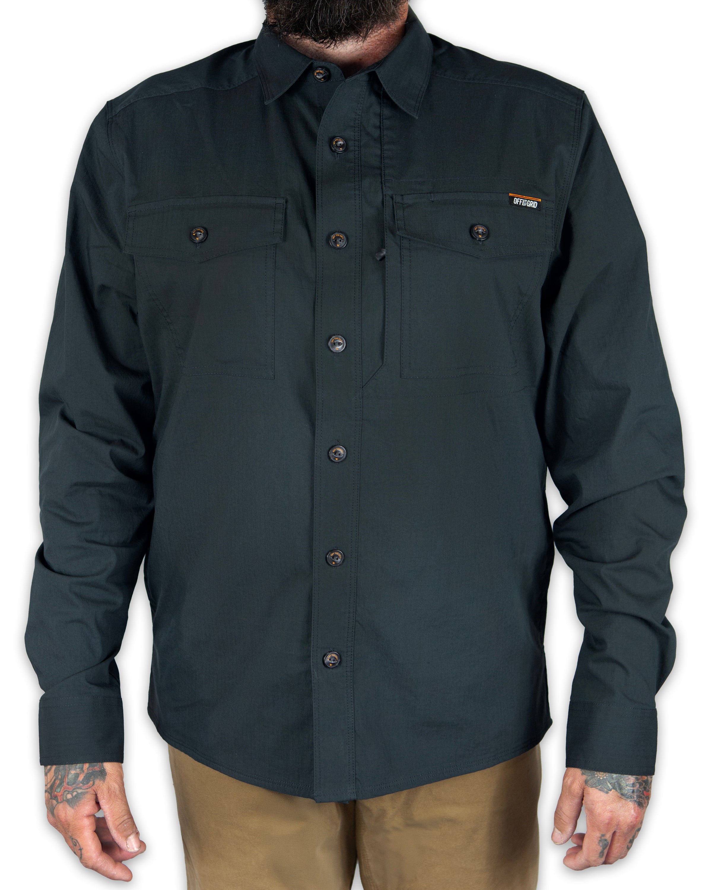Echo Bravo LS Shirt - Vintage Black