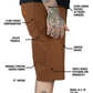 Havok Shorts 12" - Tobacco