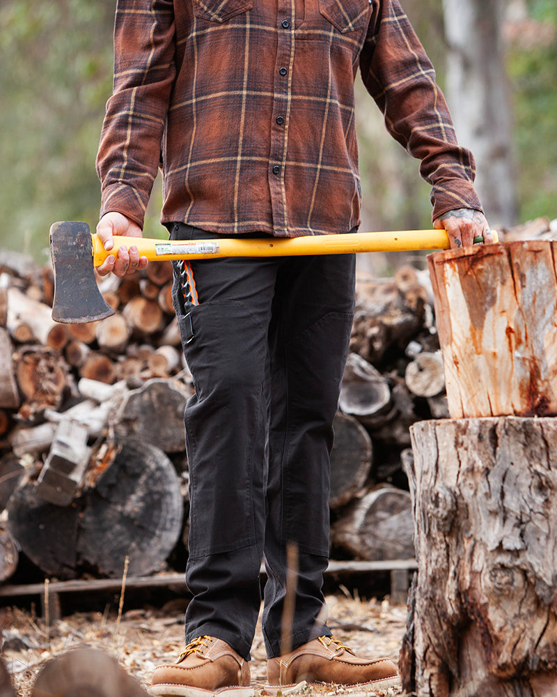 Hardened Double Knee Pant - Black