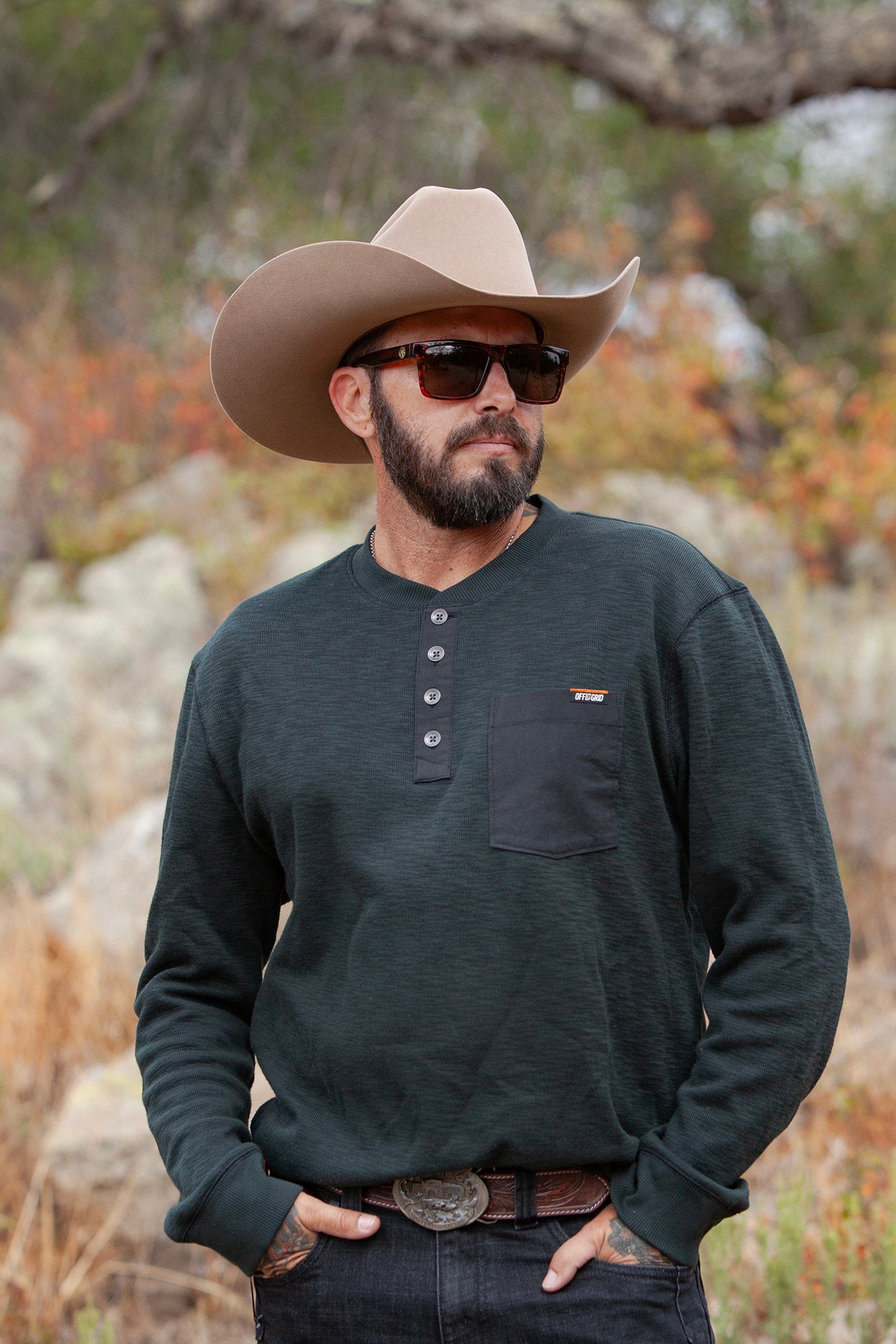 Draper Henley - Vintage Black