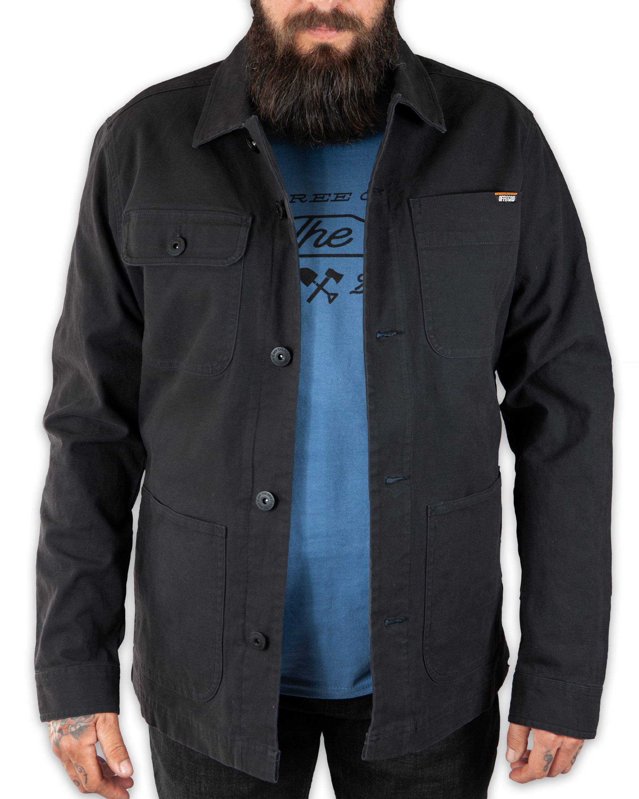 Heston Chore Coat - Black