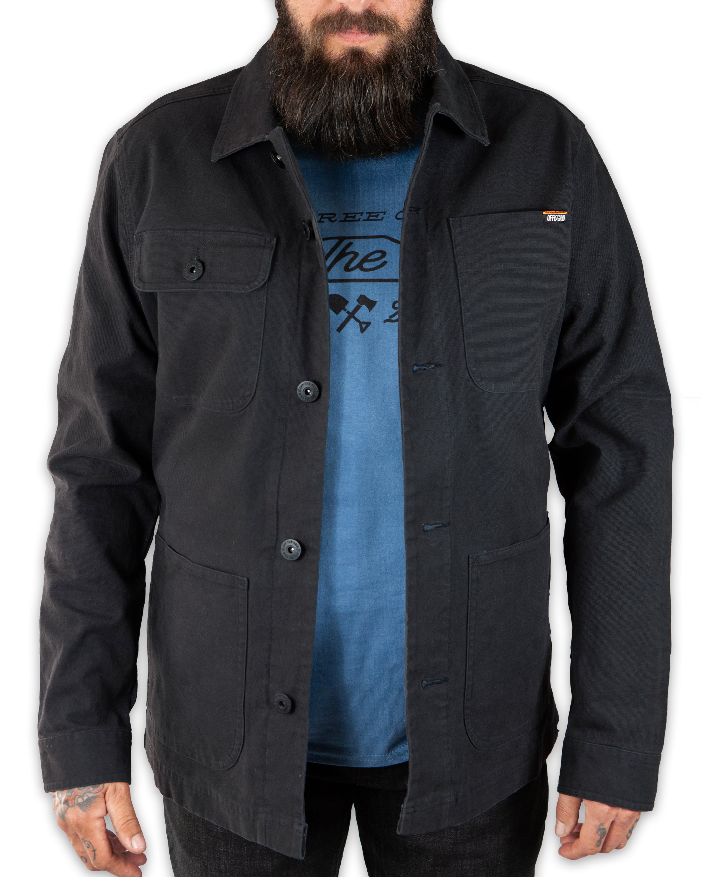 Heston Chore Coat - Black