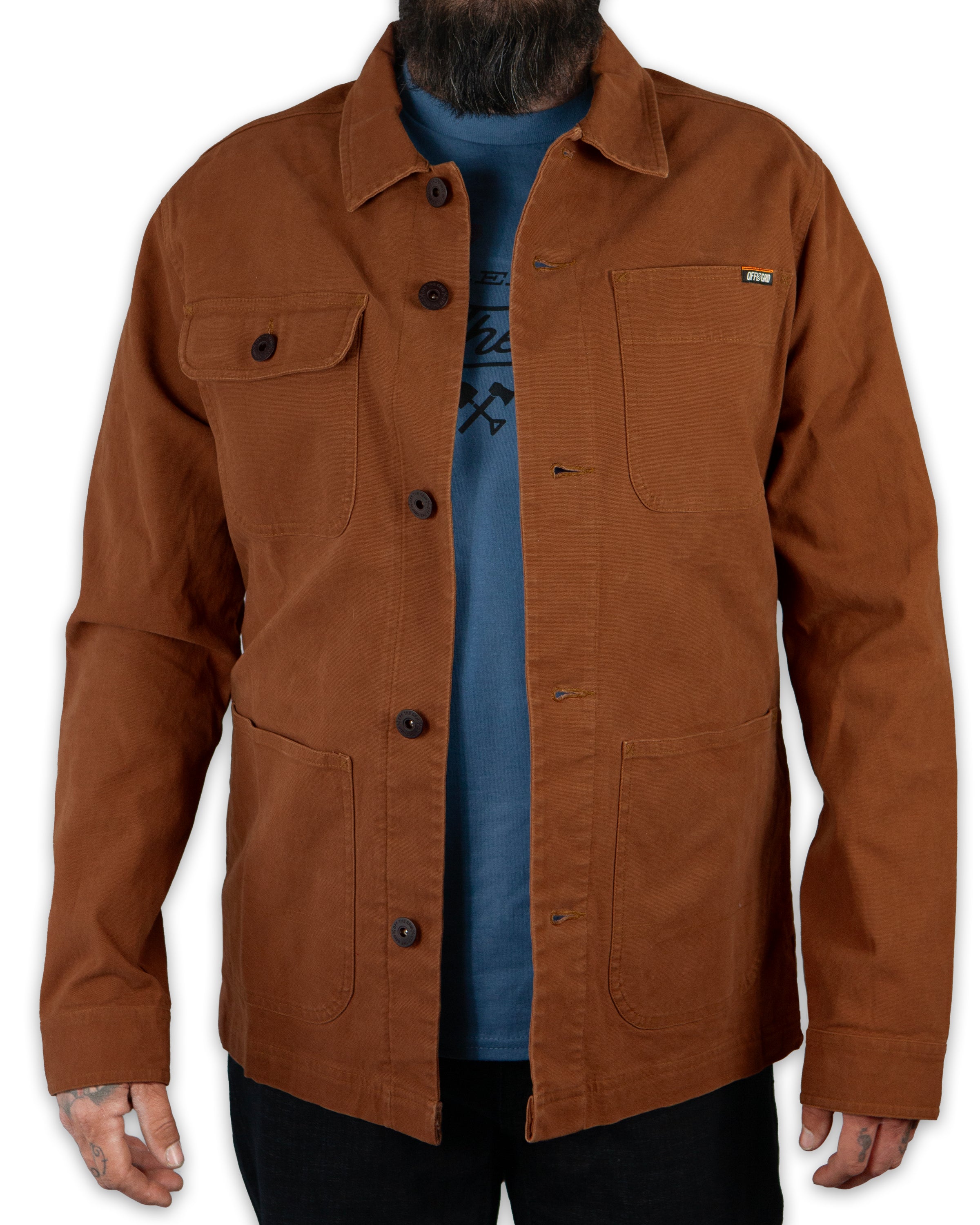 Heston Chore Coat - Tobacco