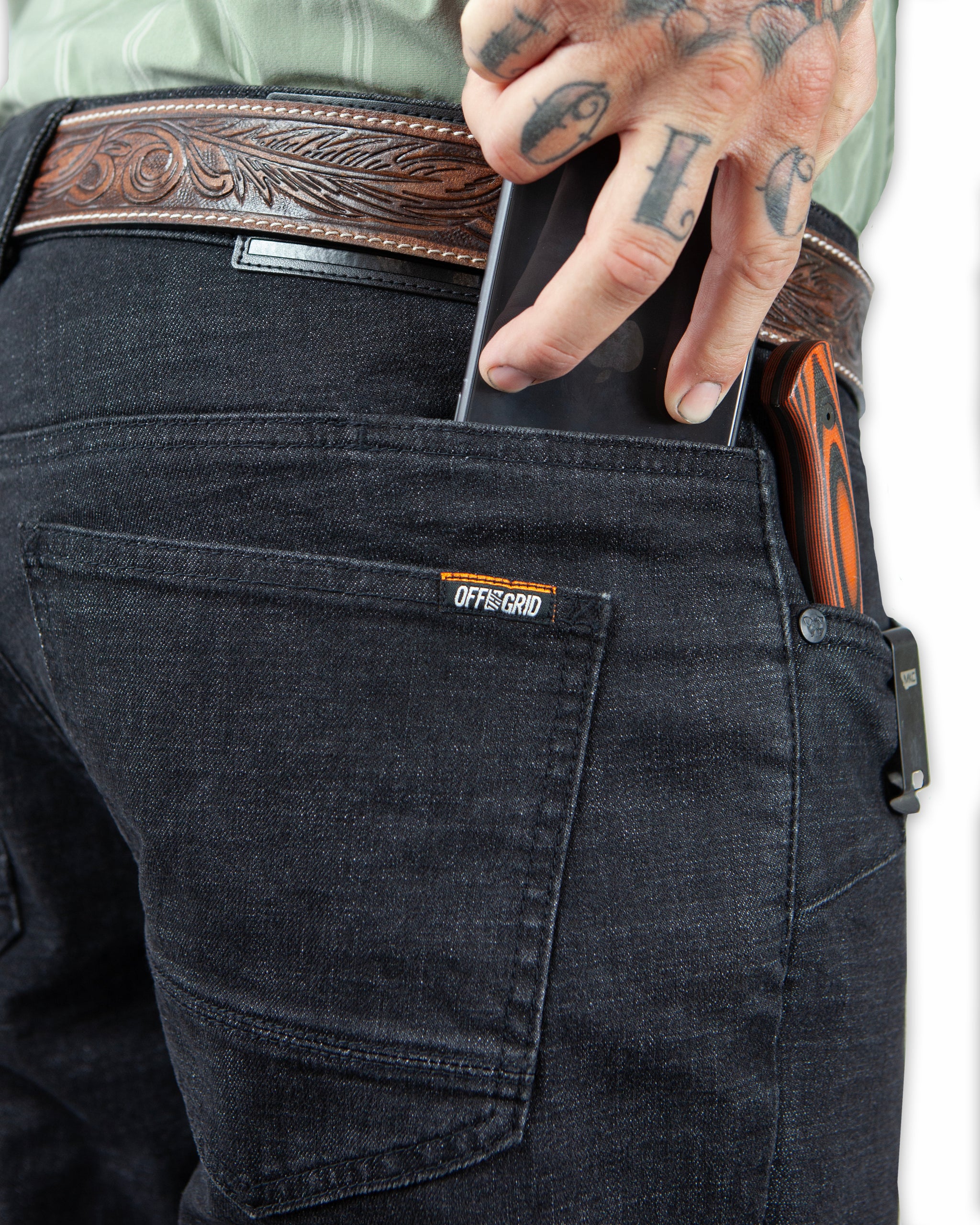 Hideout Denim Boot Cut - Black