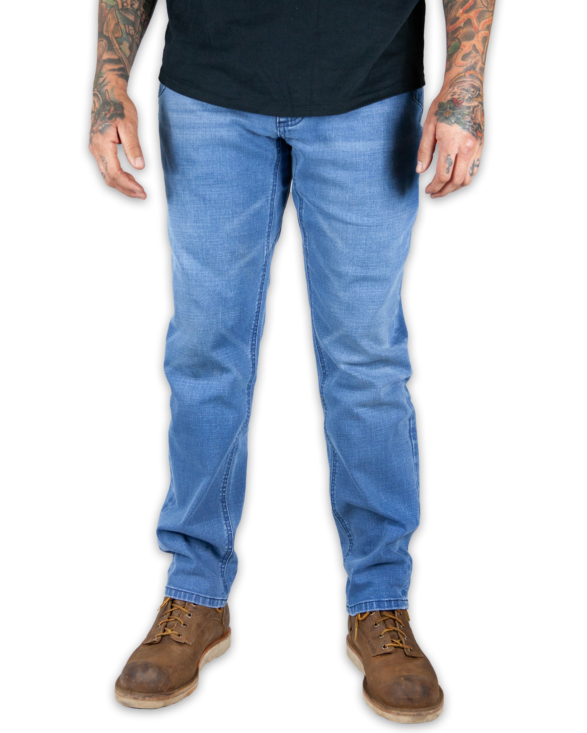 Hideout Denim Taper Fit Pants - Vintage Wash