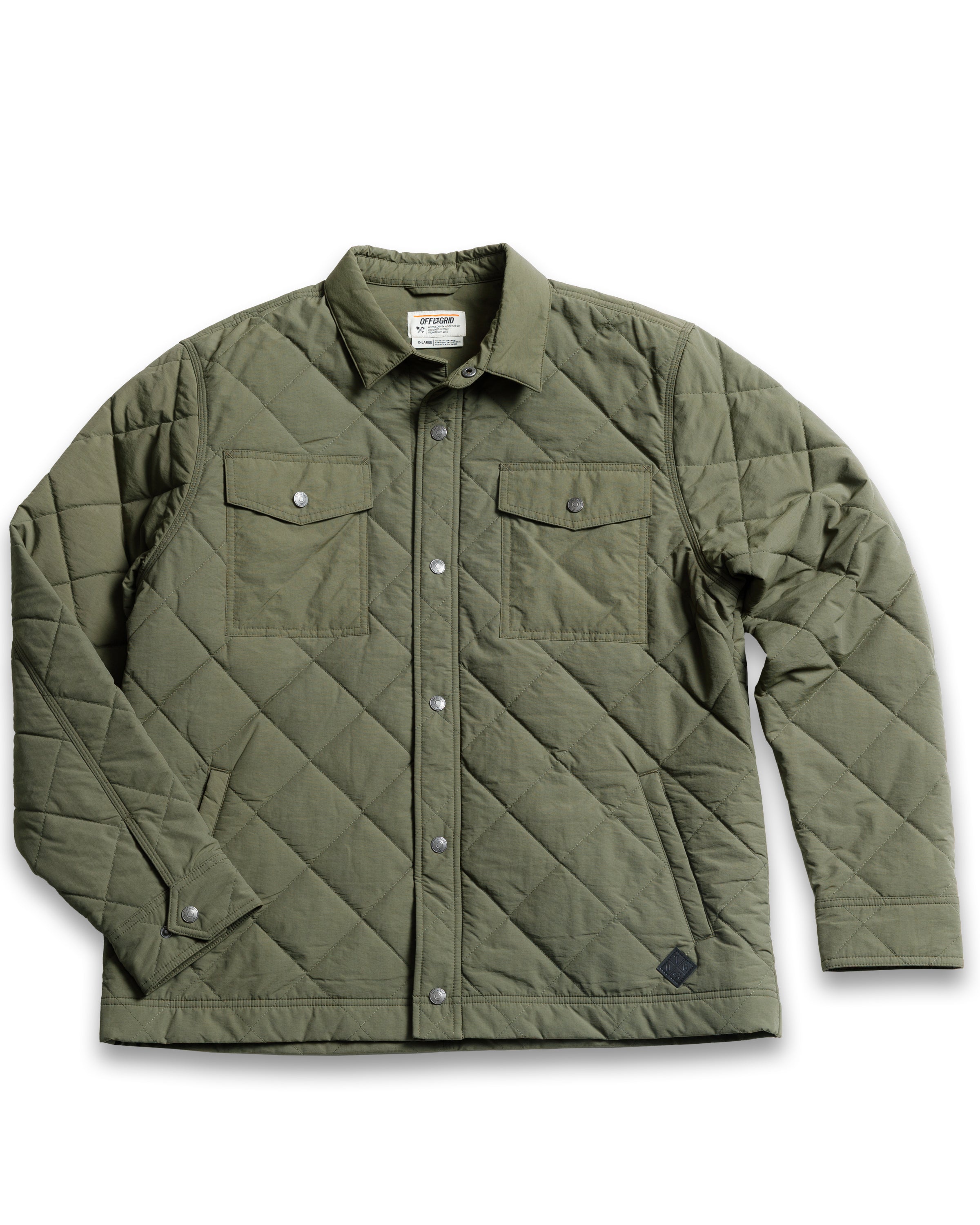 Ignite Quilted Jacket - Dark Olive