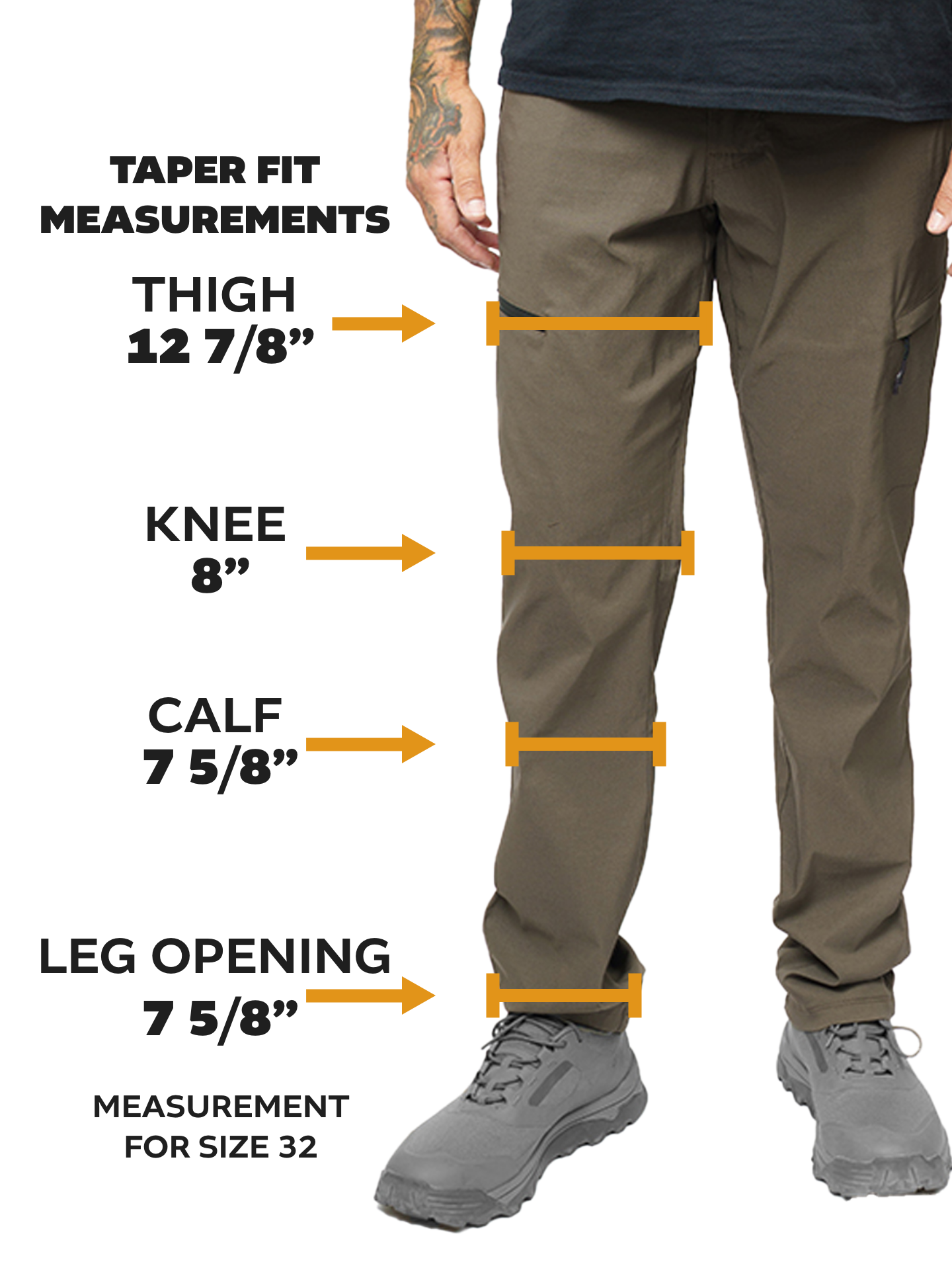 Trailblazer-Taper Fit