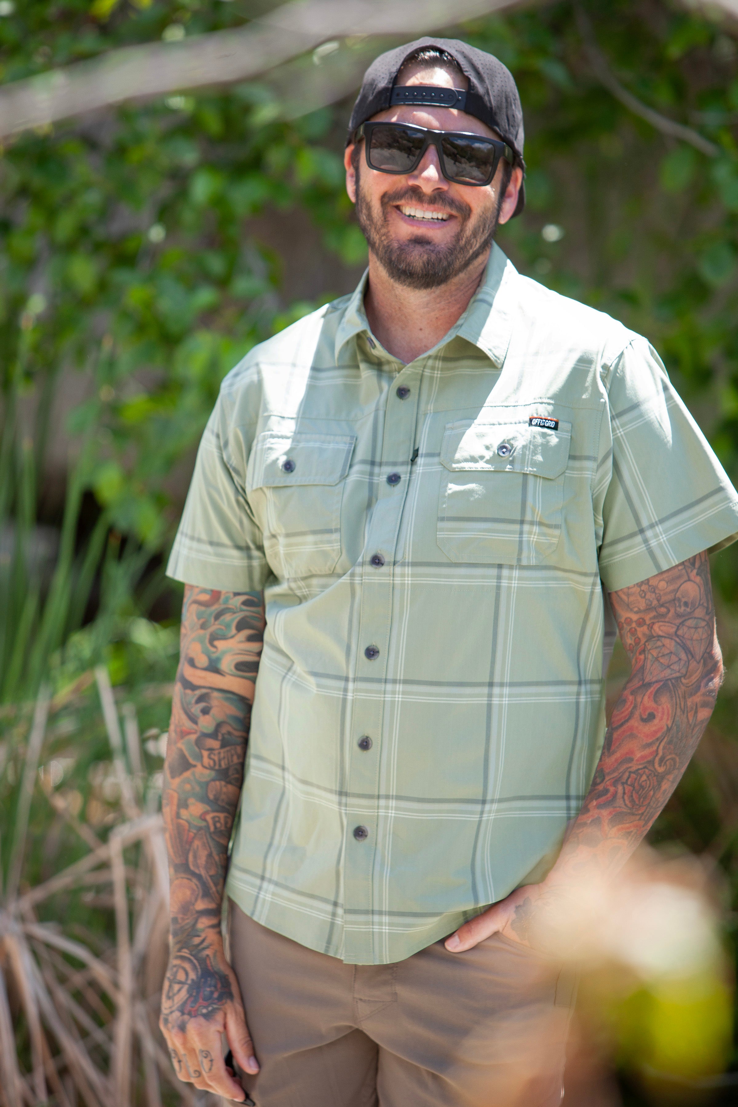 Jack Knife SS Shirt - Sage Green