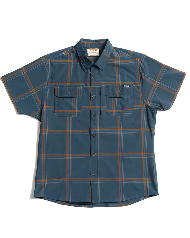 Jack Knife SS Shirt - Dk Gray Blue
