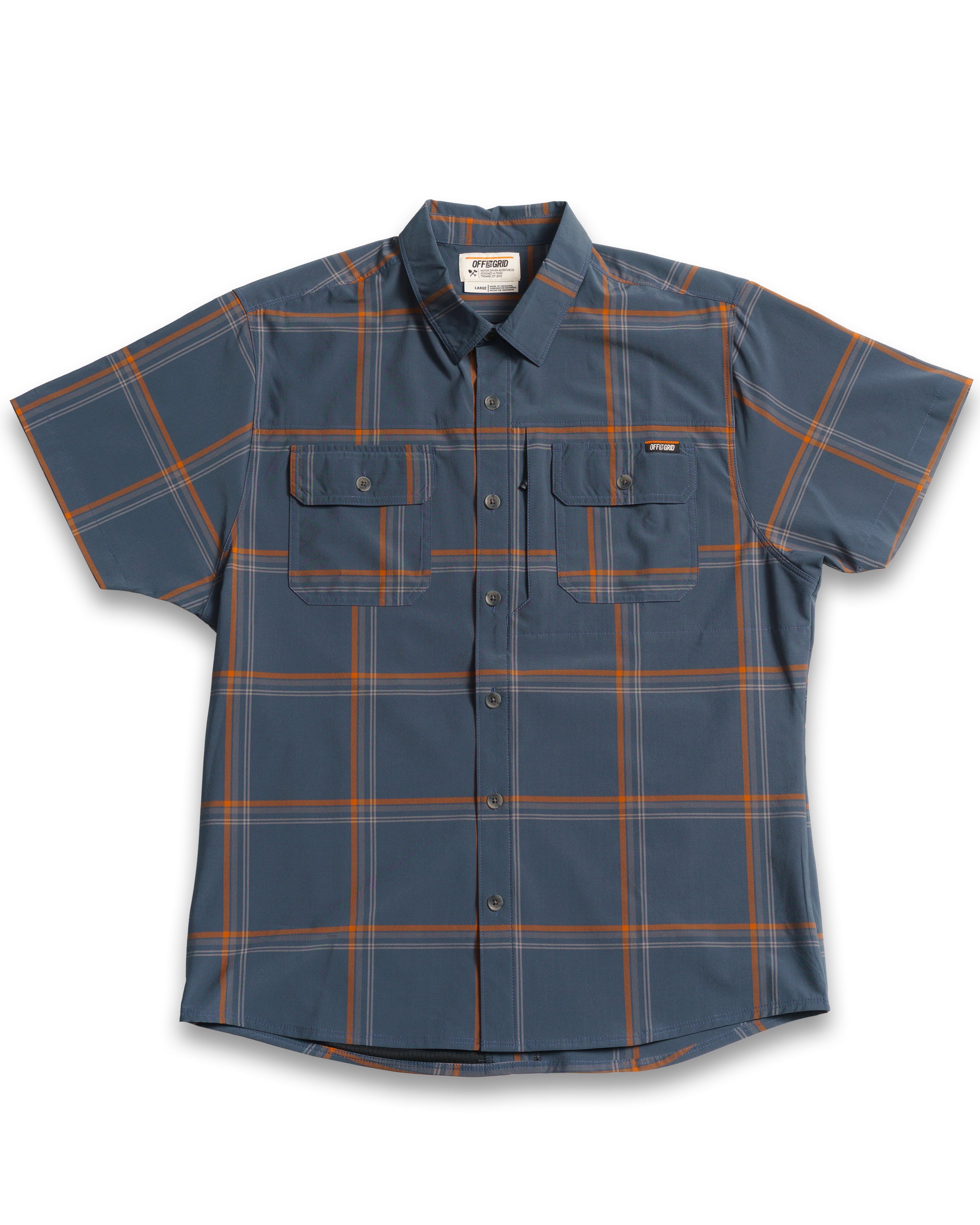 Jack Knife SS Shirt - Dk Gray Blue