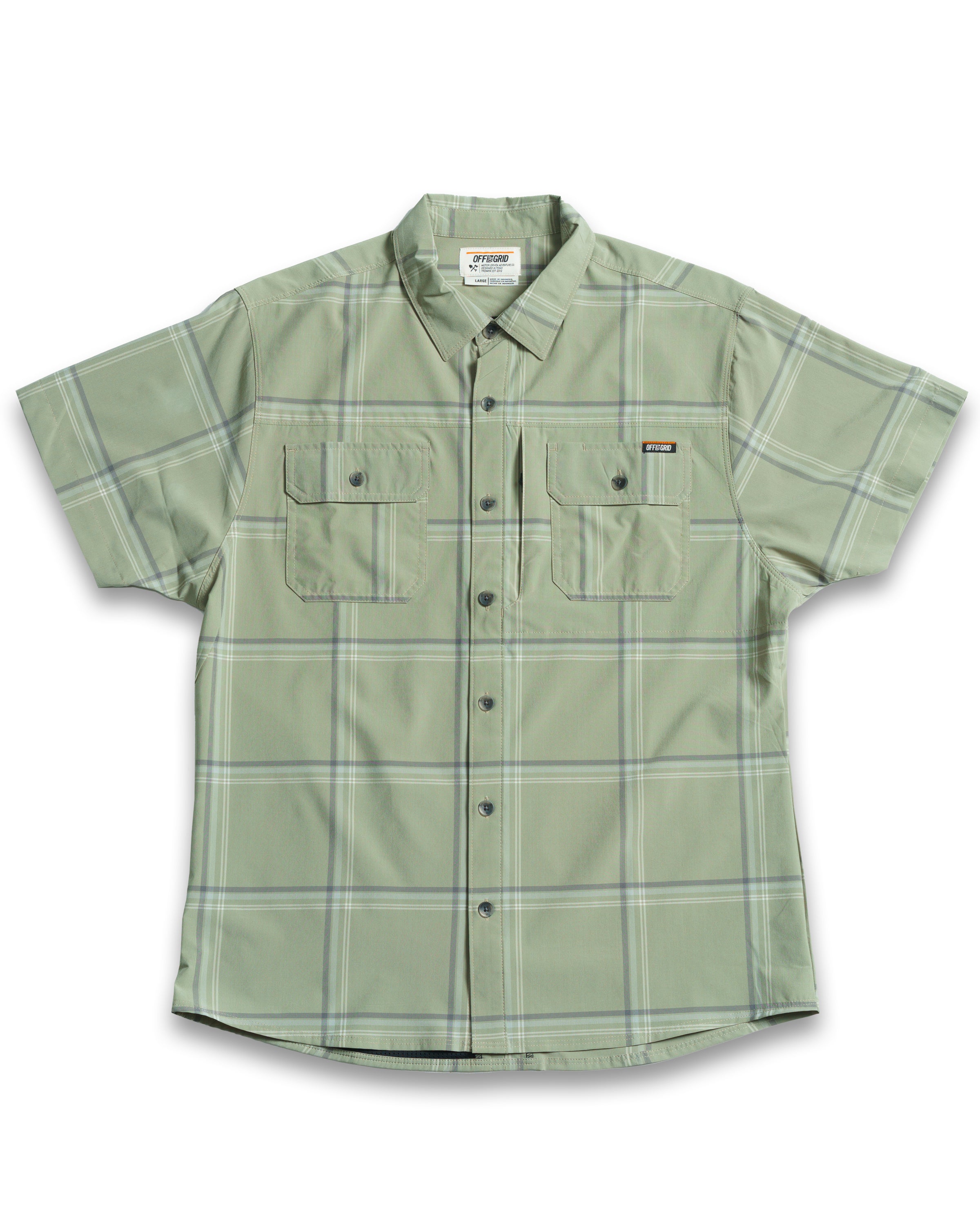 Jack Knife SS Shirt - Sage Green