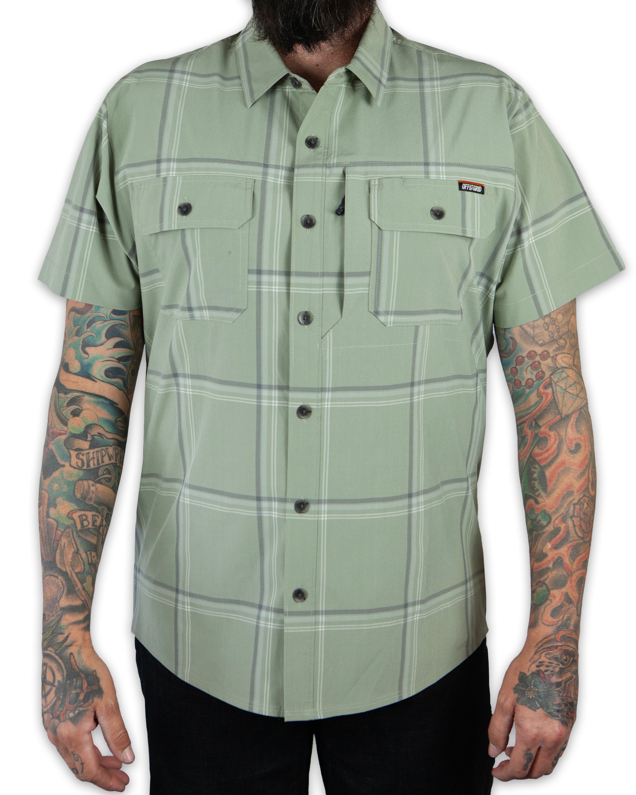 Jack Knife SS Shirt - Sage Green