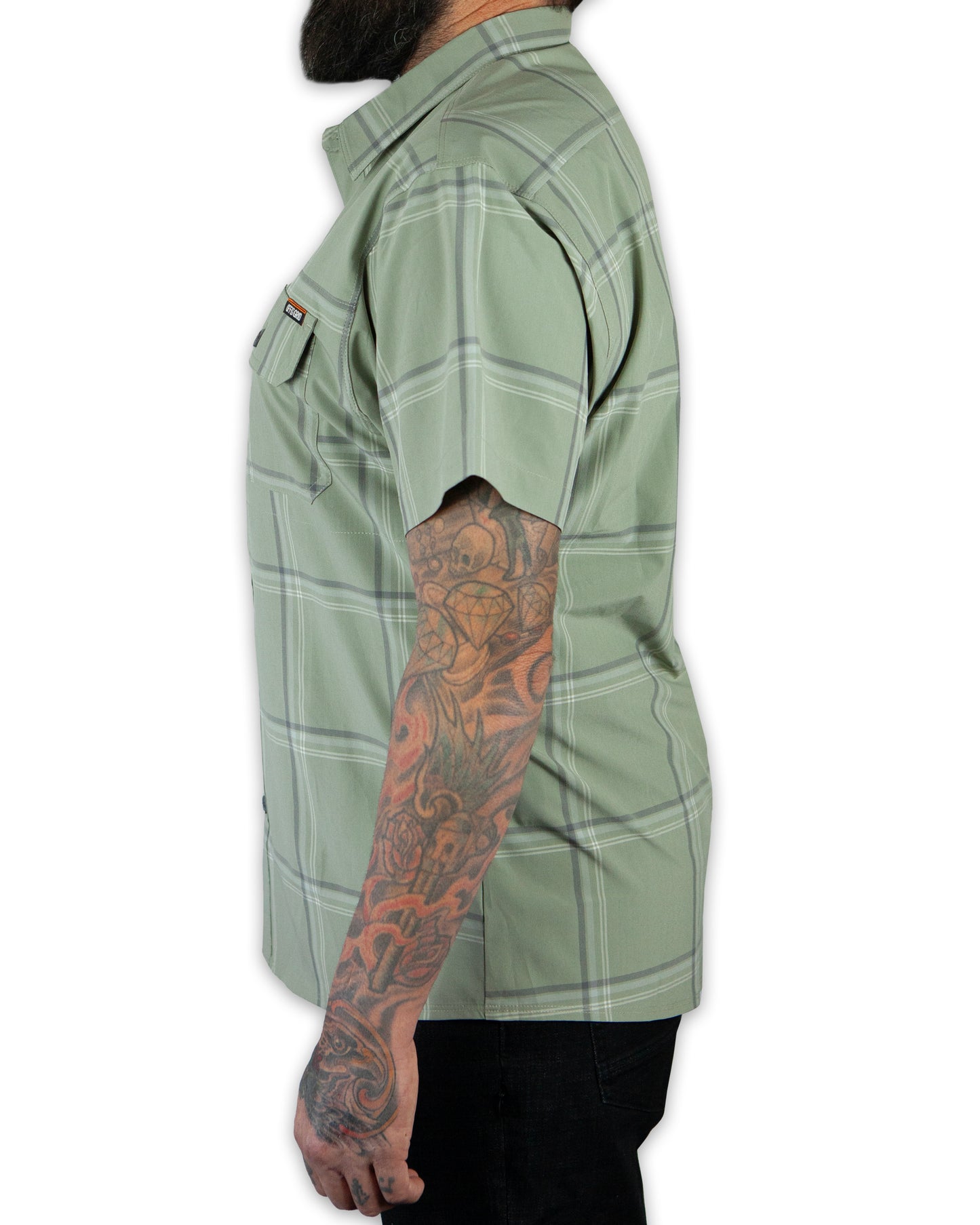 Jack Knife SS Shirt - Sage Green