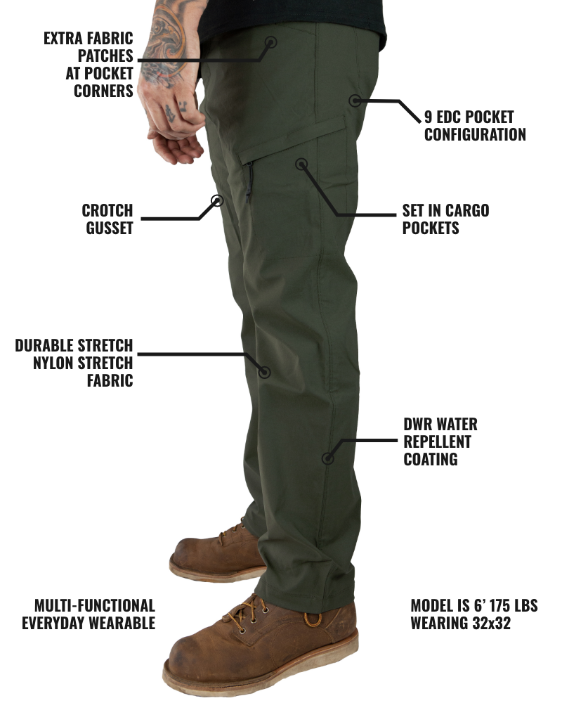 Lancer Standard Fit Pant - Dk Army