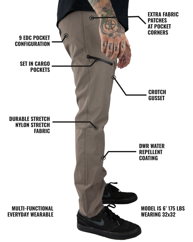 Lancer Taper Fit Pant - Deadwood