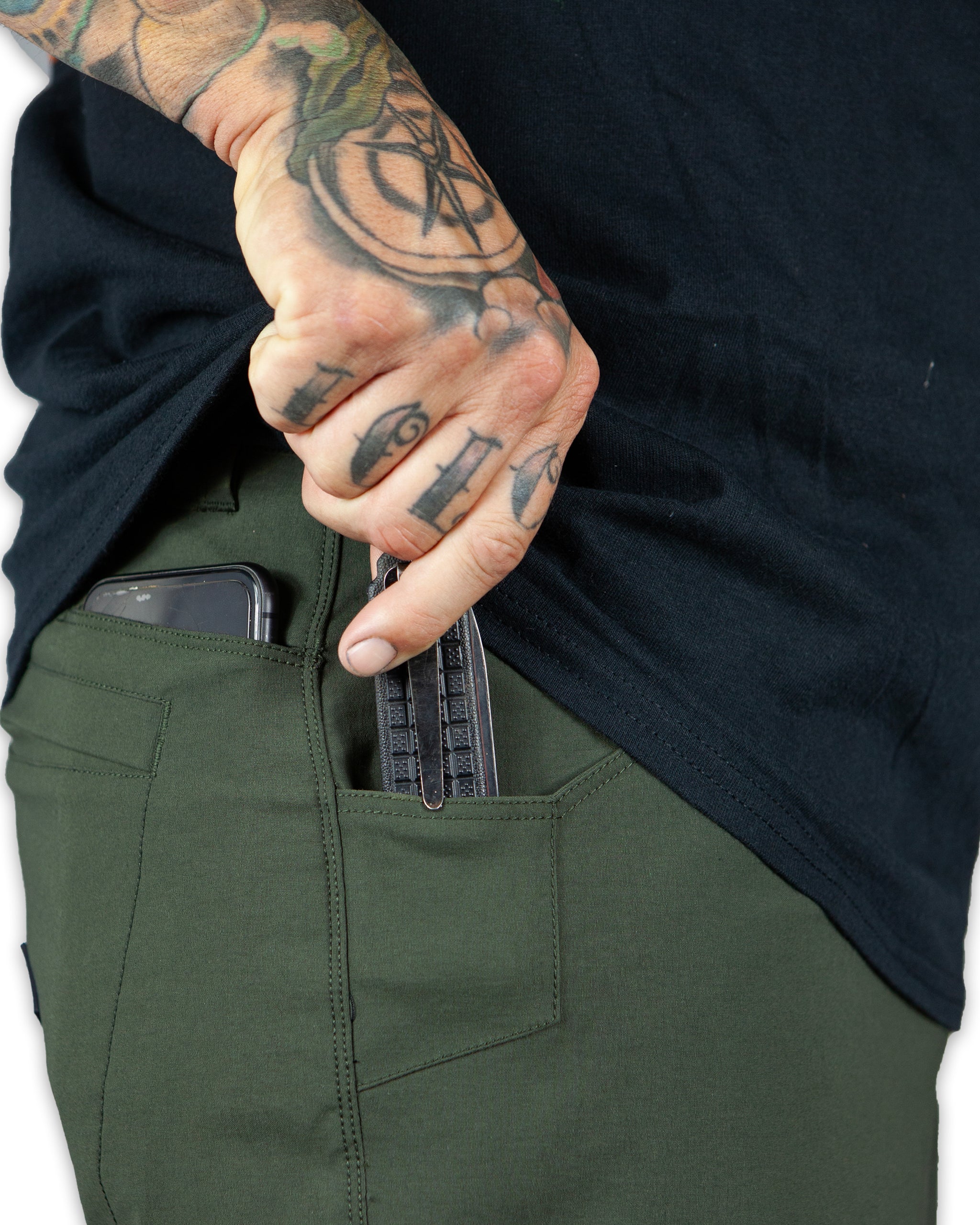 Lancer Standard Fit Pant - Dk Army
