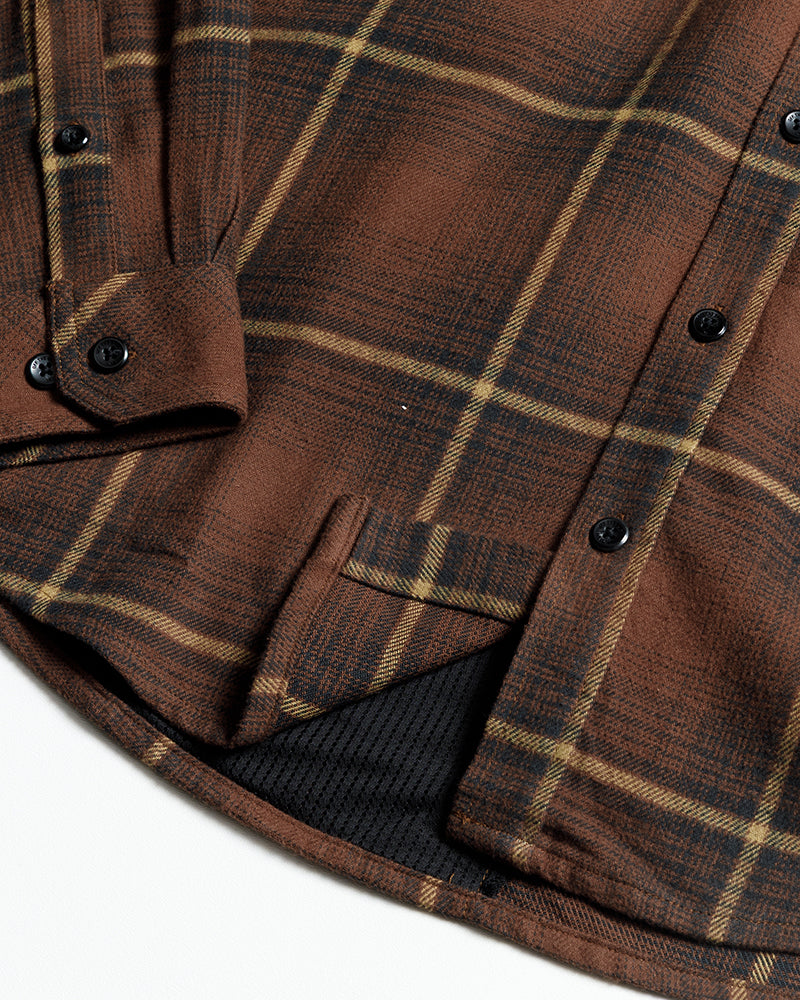 Destroyer Flannel - Burnt Brown