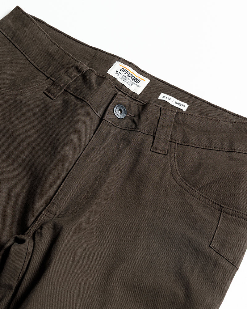 Trailblazer Taper Fit Pants - DK BRN