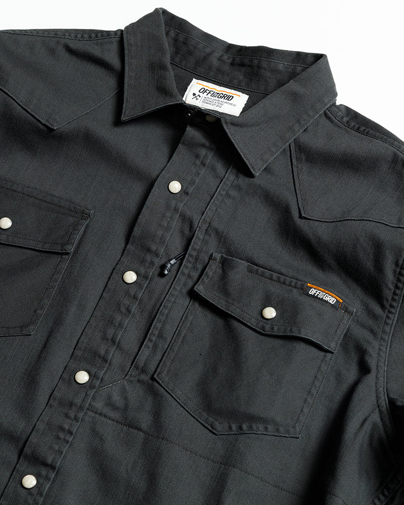 Earl Denim Shirt - Vintage Black