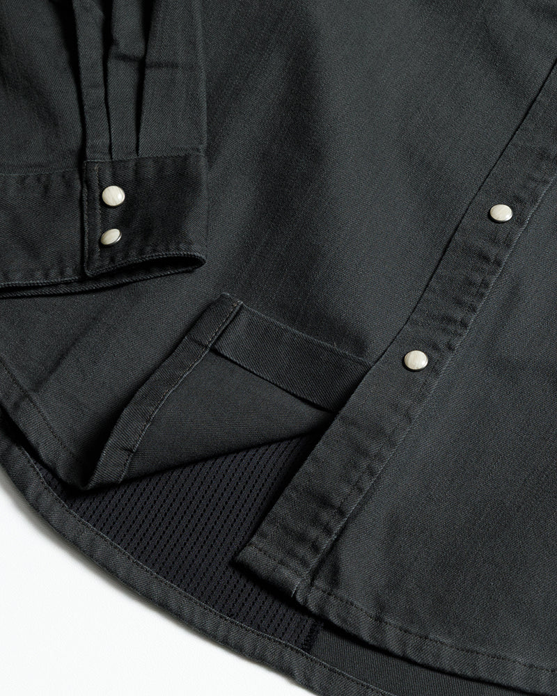 Earl Denim Shirt - Vintage Black – Off The Grid Surplus