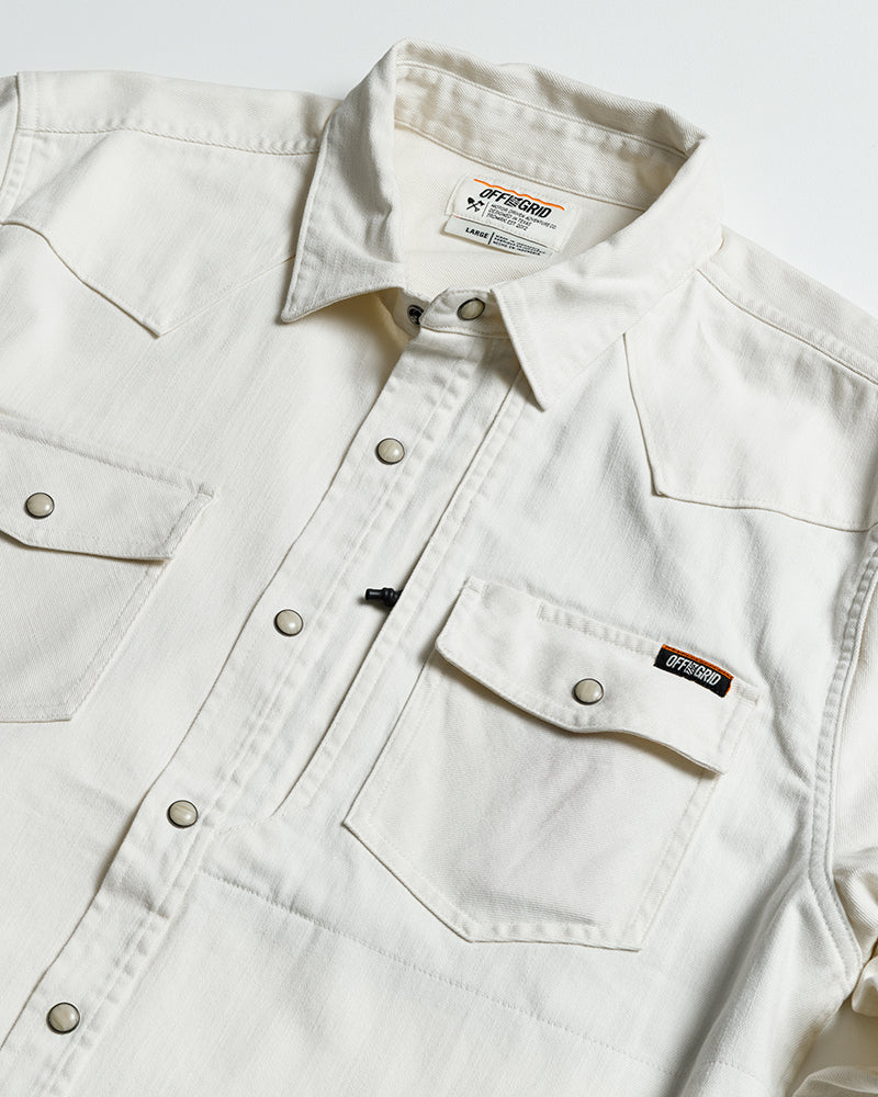 Earl Denim Shirt - Natural