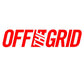 OFF THE GRID Solid Logo Decal - 7 Colors