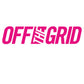 OFF THE GRID Solid Logo Decal - 7 Colors